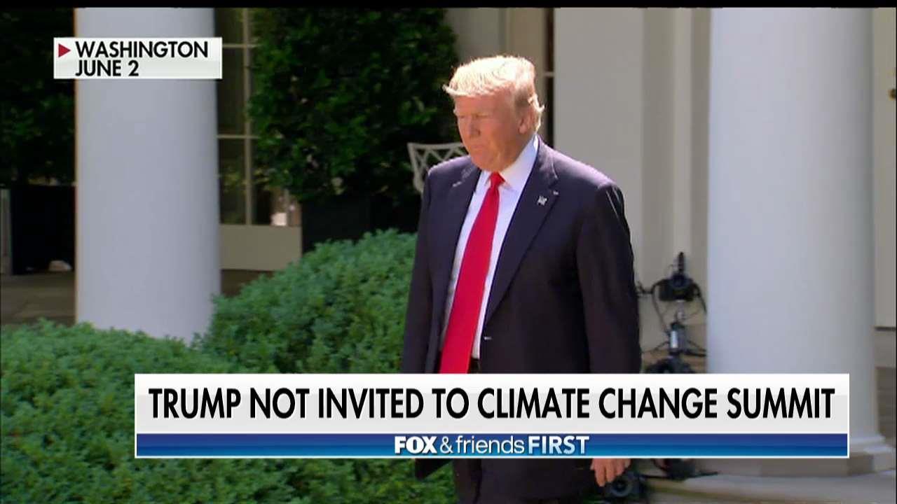 Trump not invited to climate change summit