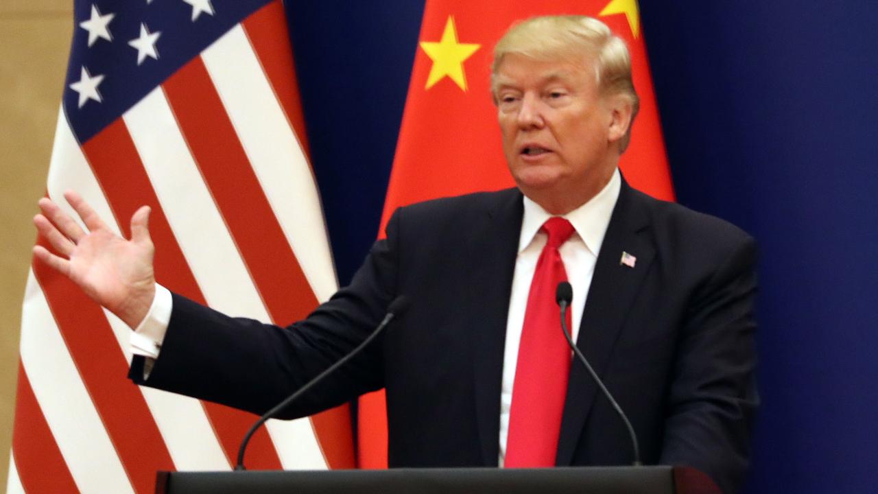 Trump blames past administrations for China trade deficit