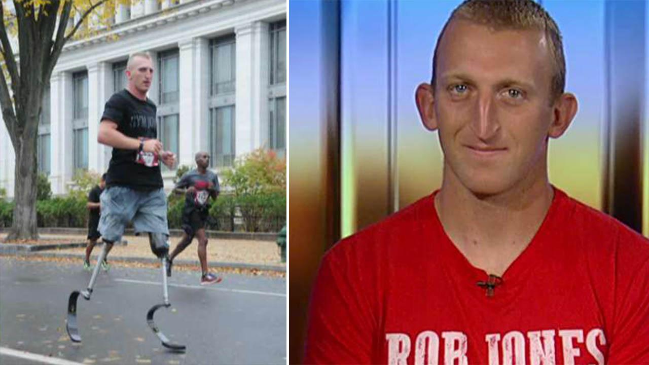 Double amputee runs 31 marathons in 31 days