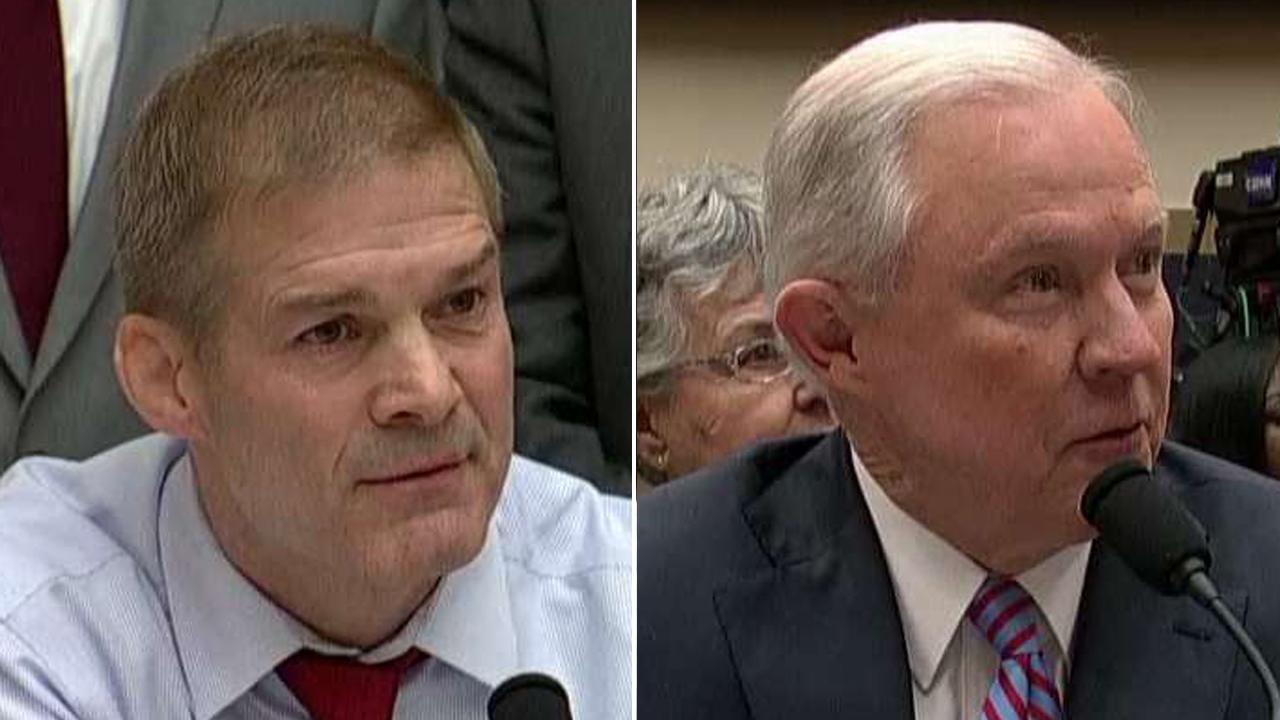 Rep. Jordan presses Jeff Sessions to appoint special counsel