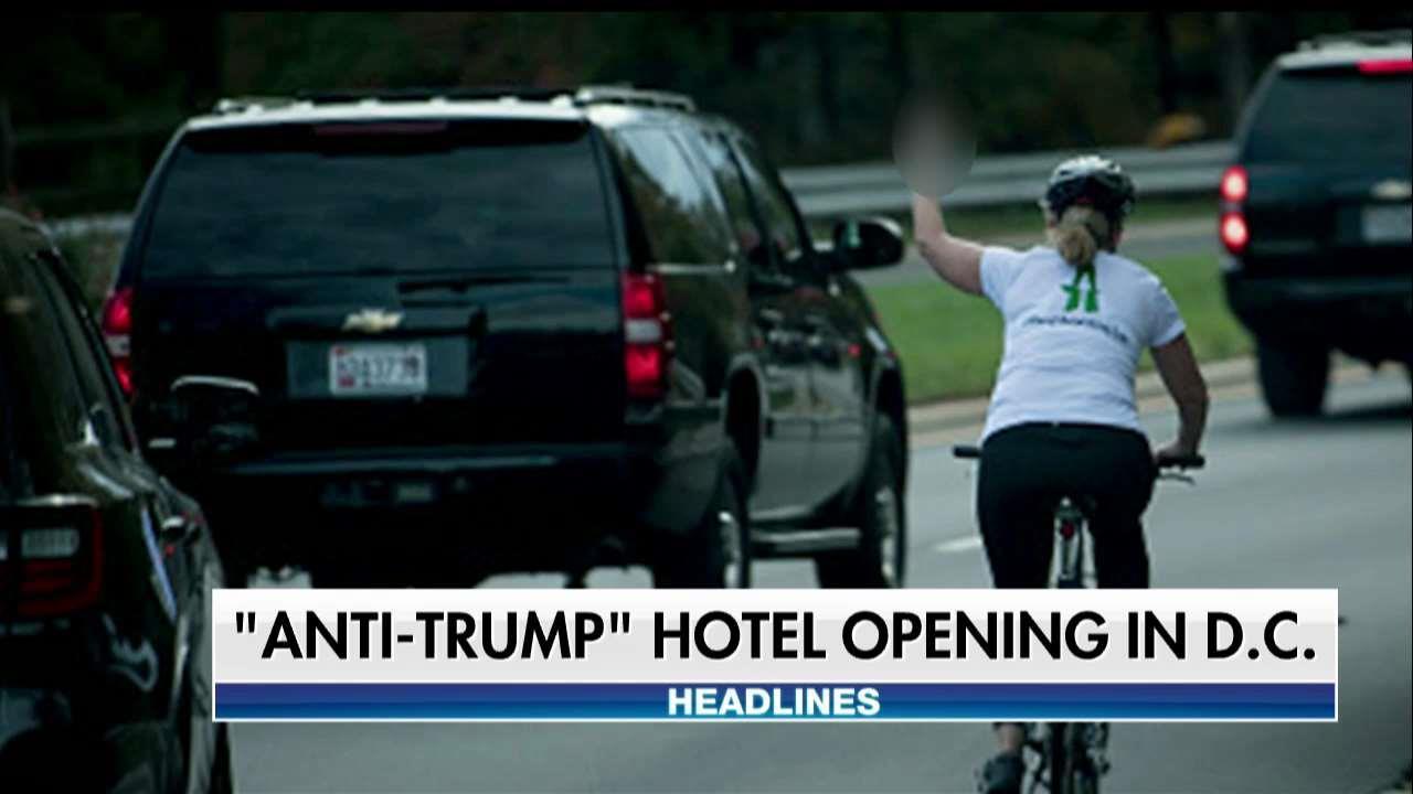 Thousands of Dollars Raised for Cyclist Fired for Flipping Off Trump's Motorcade