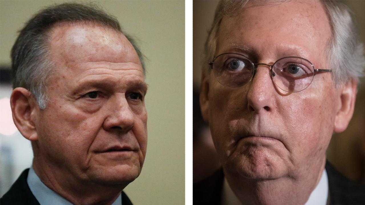 Sen. McConnell: Roy Moore obviously not fit to be senator
