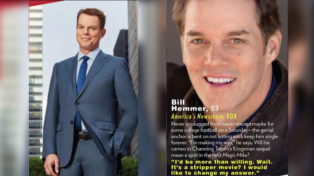 Bill Hemmer, Shep Smith in People's Sexiest Man Alive issue