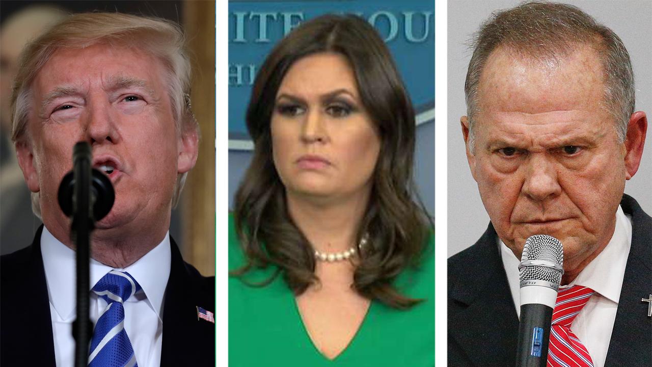 White House on comparing allegations against Moore, Trump