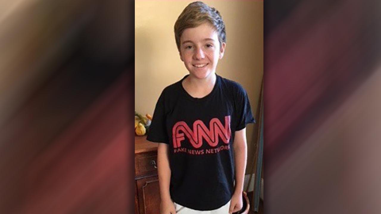 School nixes student's 'fake news' shirt on CNN field trip