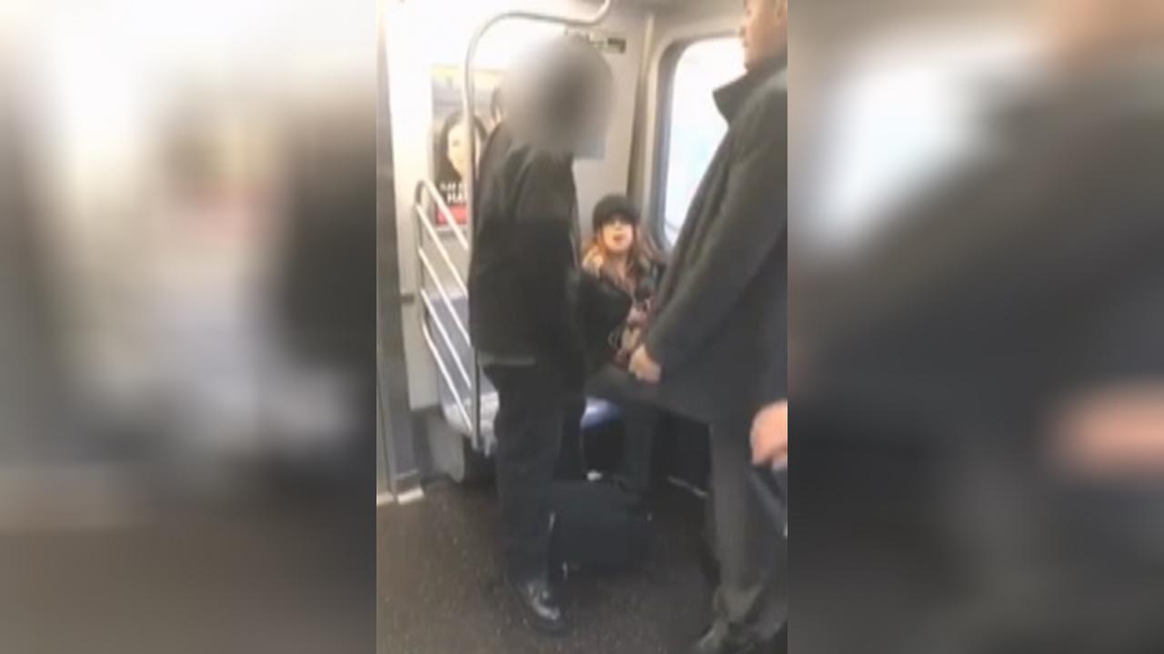 Bystander comes to defense of woman assaulted on NYC subway