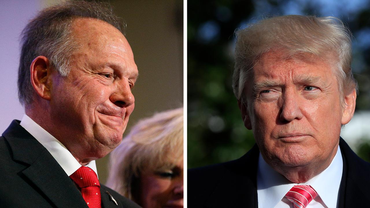 Trump Breaks His Silence On Roy Moore Allegations Fox News Video