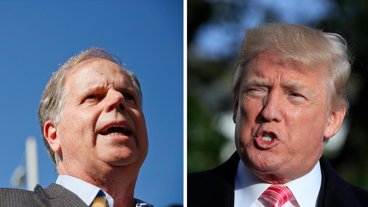 Doug Jones fights back against Trump's comments on Moore