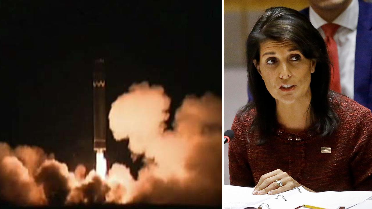 Haley: ICBM launch brings us closer to war