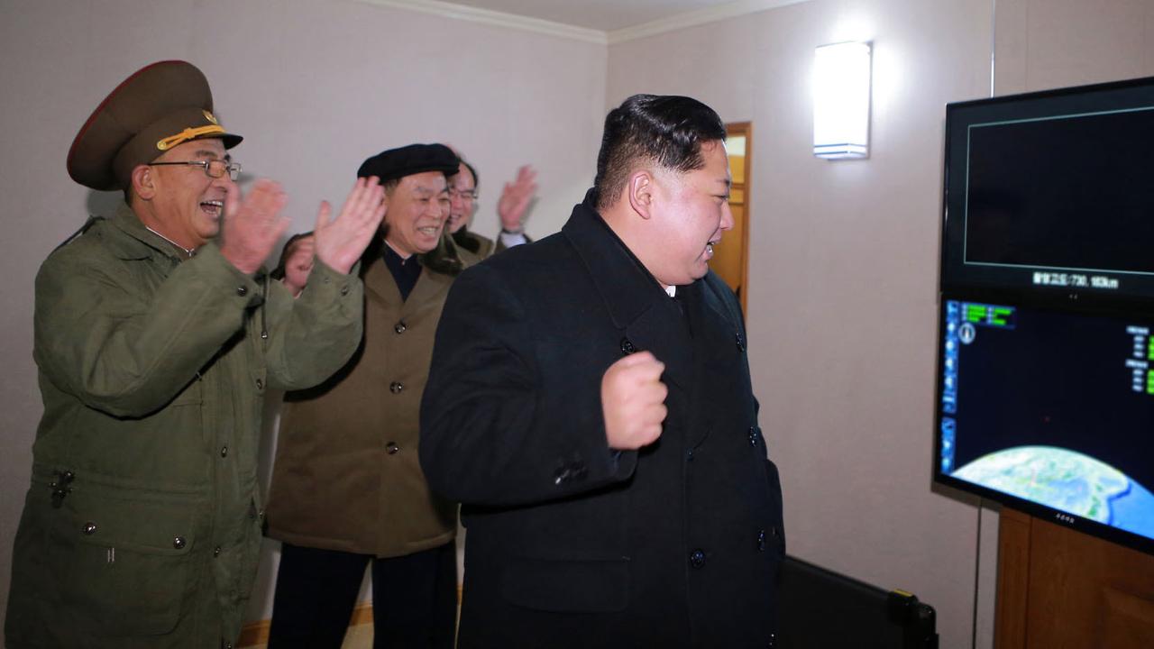 North Korea celebrates after missile launch