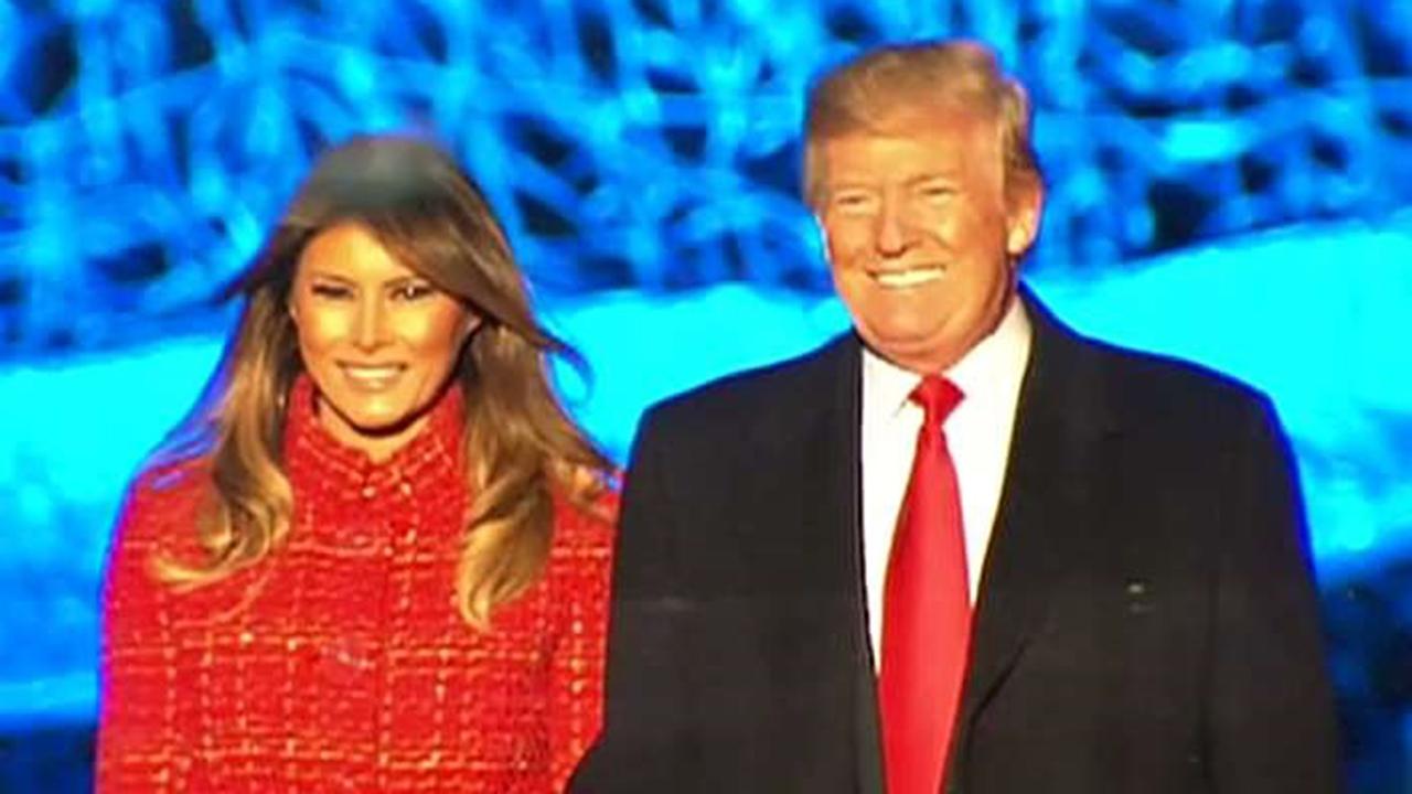 First family lights the National Christmas Tree