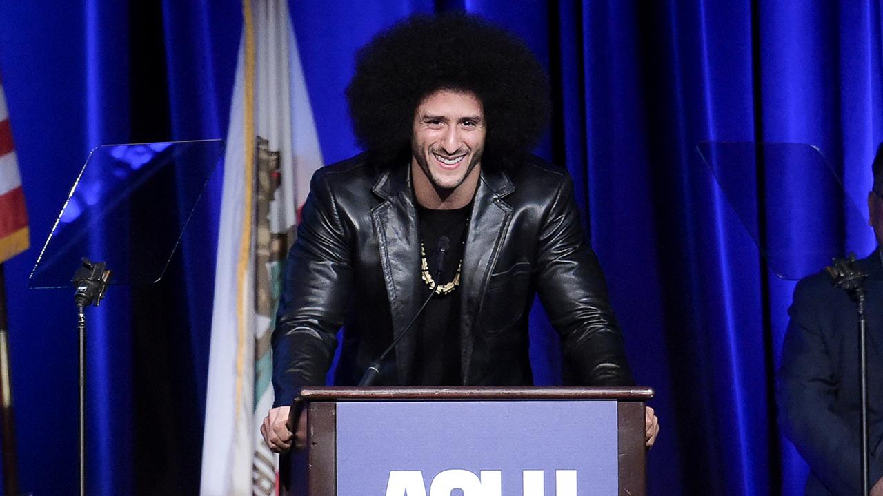 Colin Kaepernick honored at ACLU Bill of Rights Dinner