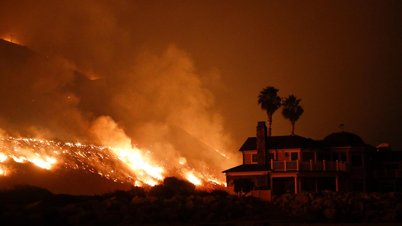 Wildfires burn out of control in Southern California