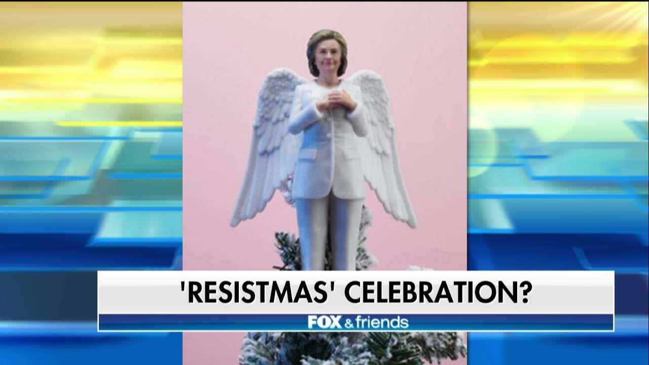 Hillary Clinton tree topper to celebrate 'Resistmas.'