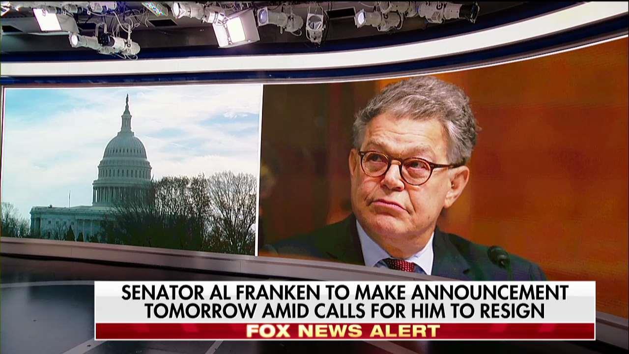 Franken faces flood of calls for his resignation.
