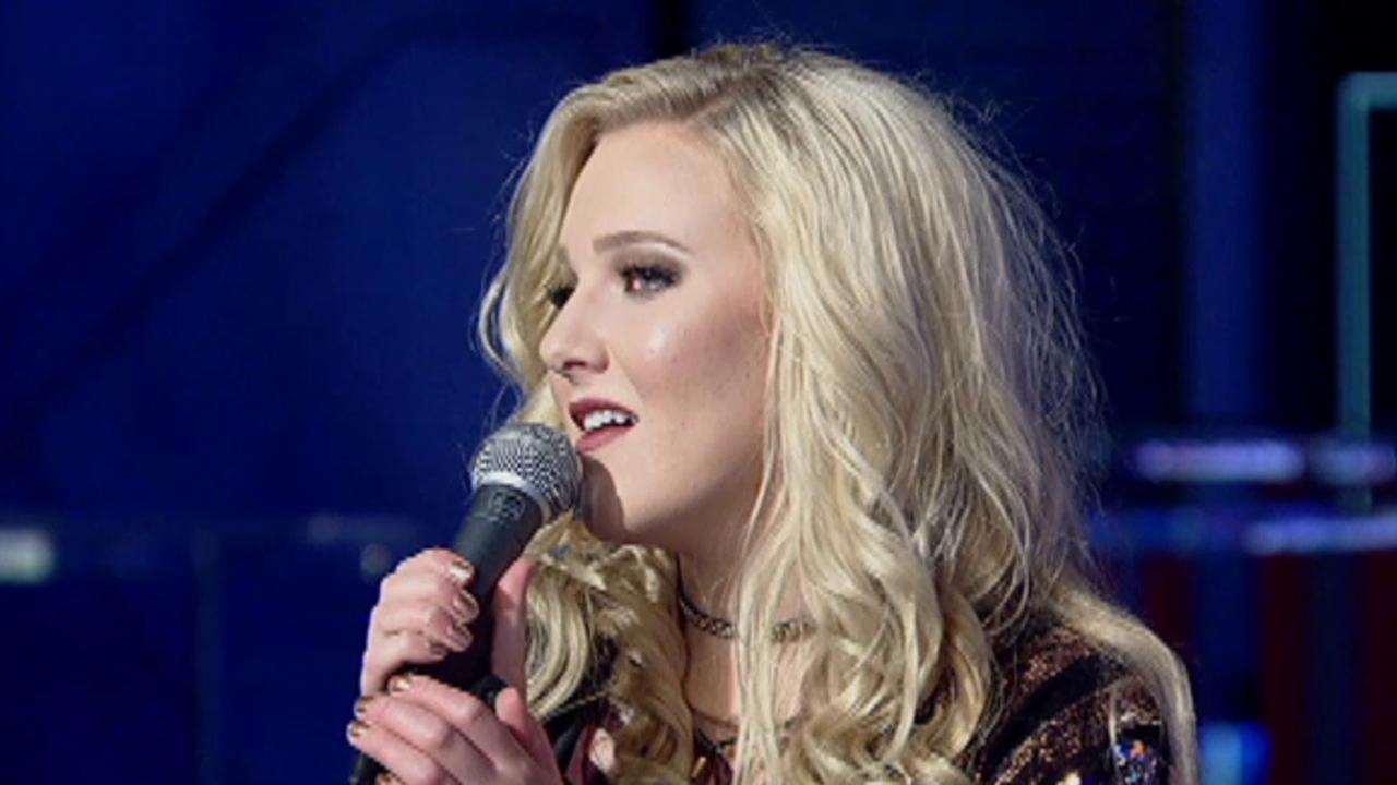 Kaylee Keller performs her song 'Christmas In Your Arms'