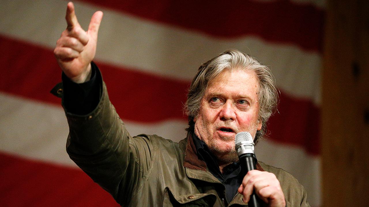 Bannon slams Jones and Romney while stumping for Moore