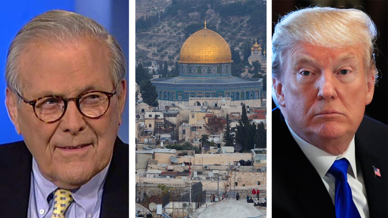 Donald Rumsfeld on the impact of Trump's Israel decision