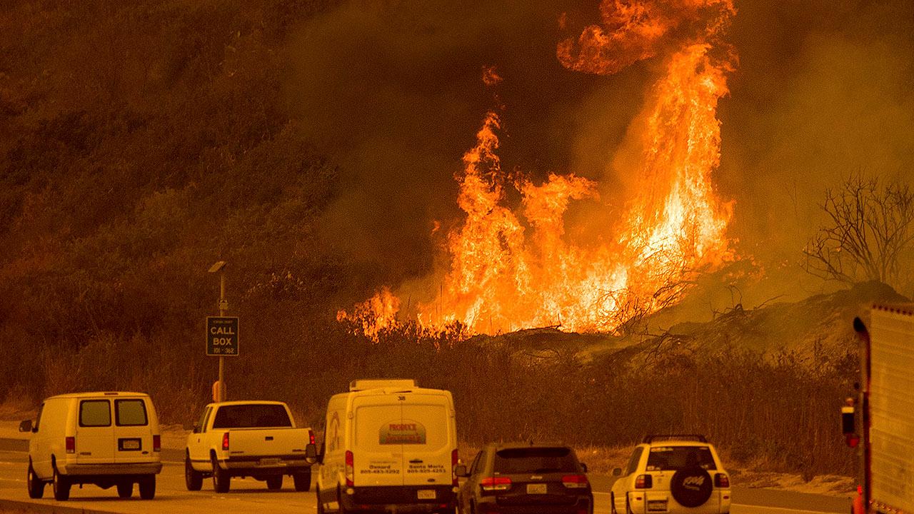 Santa Ana winds feeding dangerous California wildfires