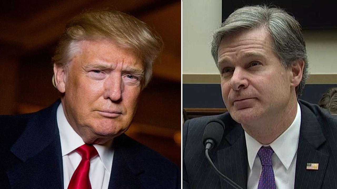 Wray pushes back on Trump claim that FBI is in 'tatters'
