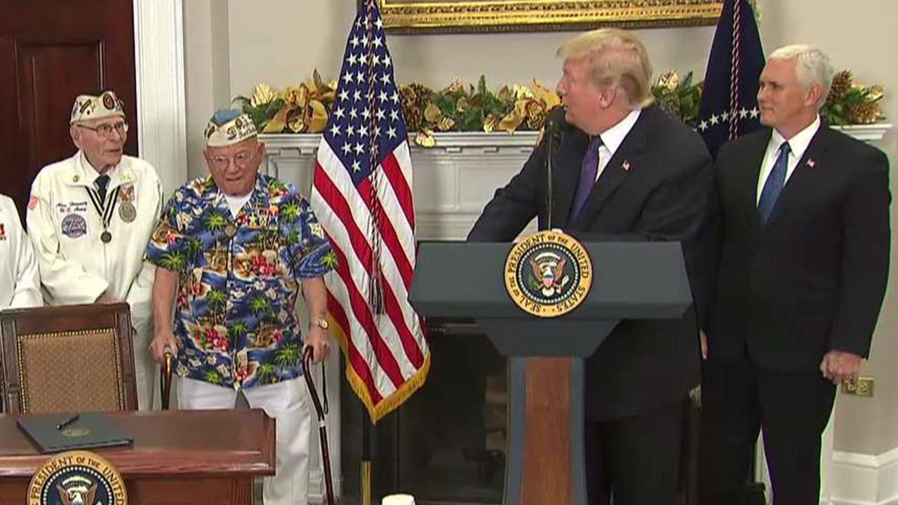 Trump: Nation pauses to remember Pearl Harbor