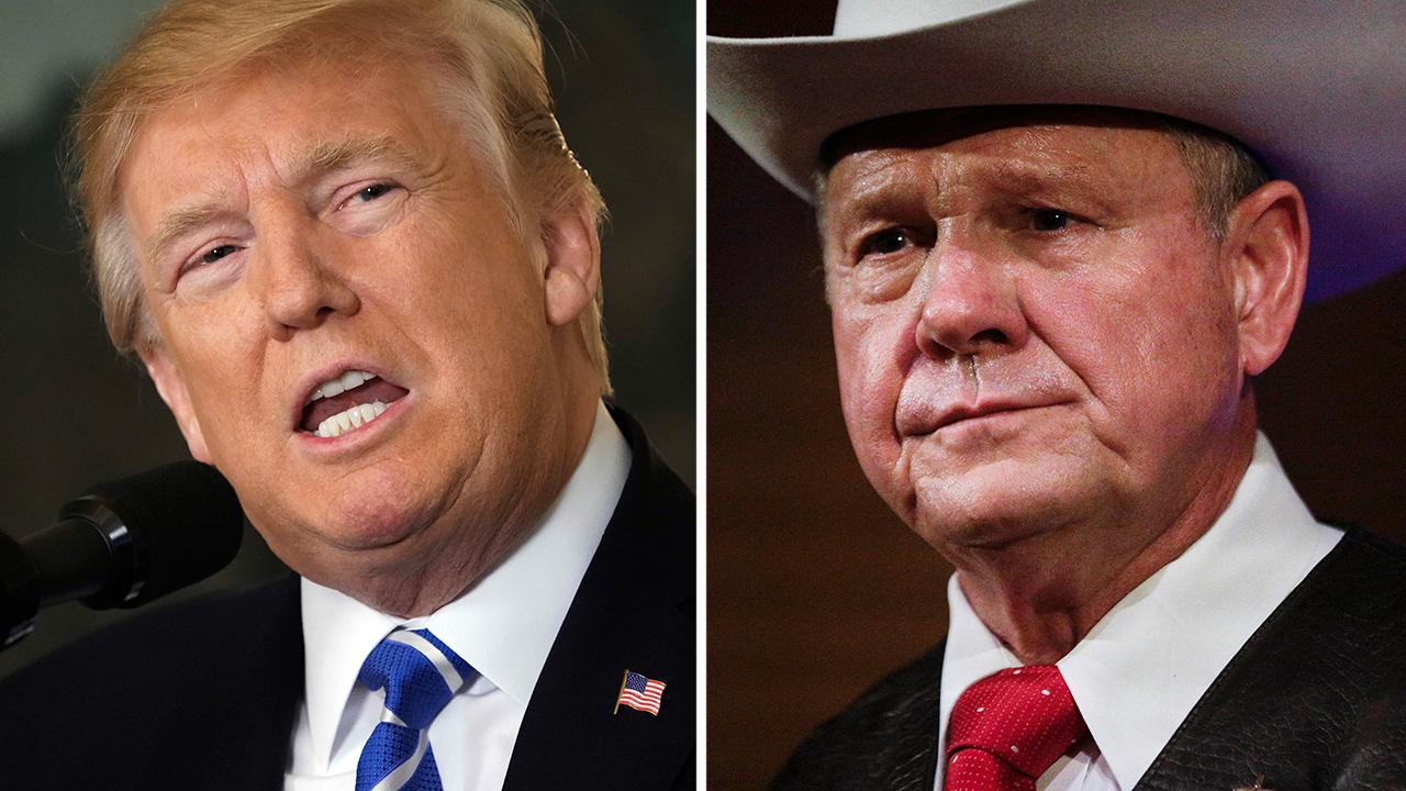 Roy Moore looks for Trump bump from Florida rally