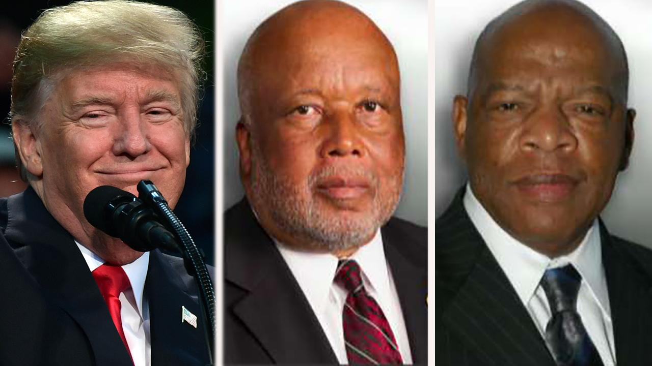 Some civil rights leaders boycott President Trump's speech