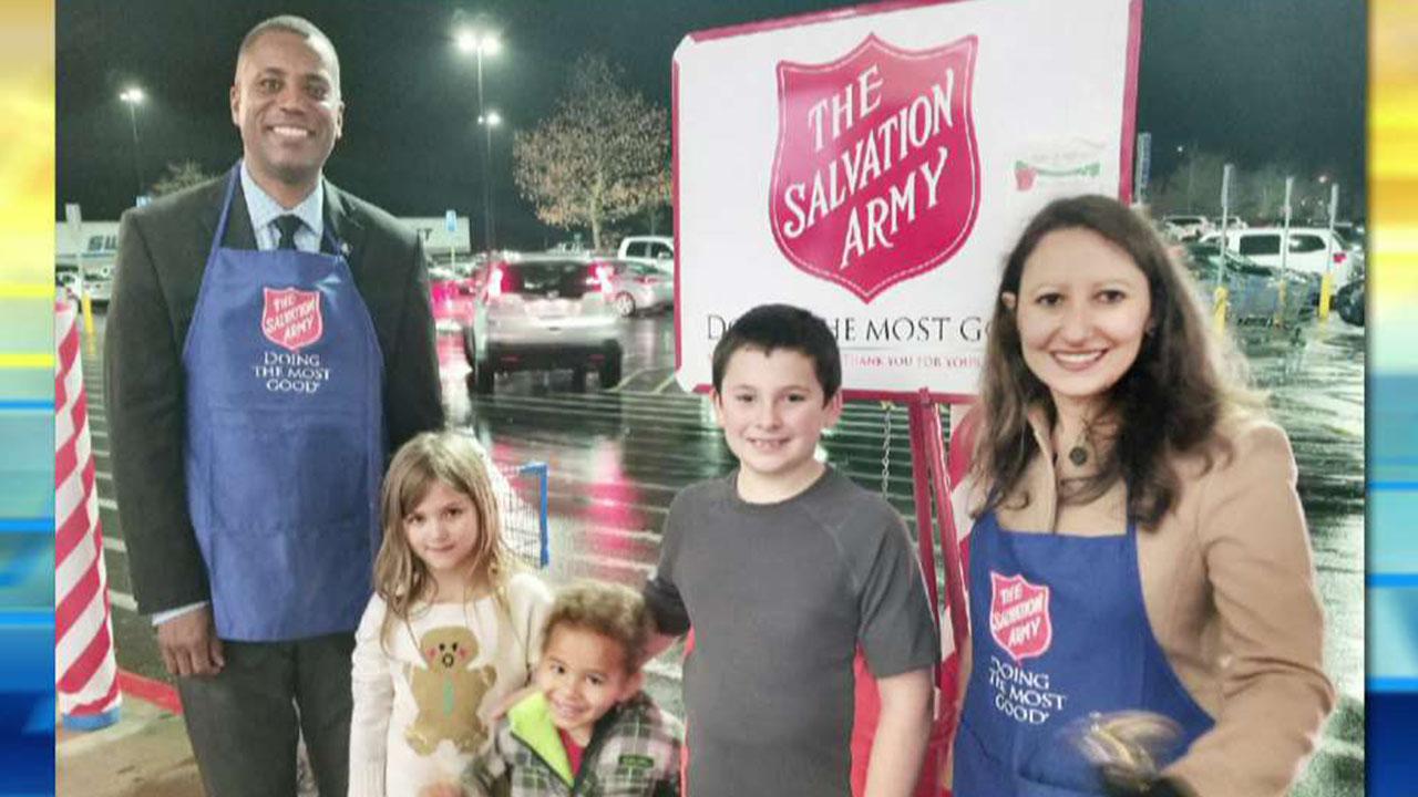 Group opposes lawmaker's bell-ringing for Salvation Army