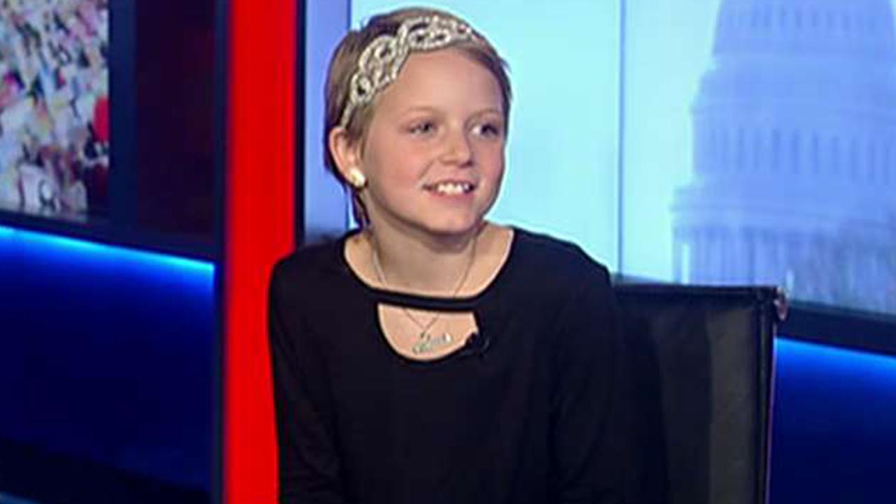 10-year-old cancer survivor given voice on Capitol Hill