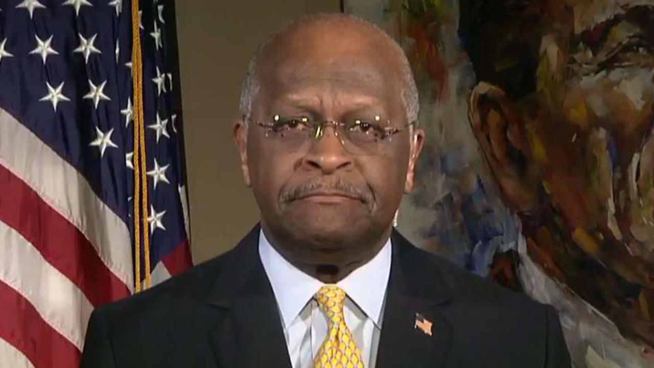 Herman Cain reacts to the GOP's finalized tax bill