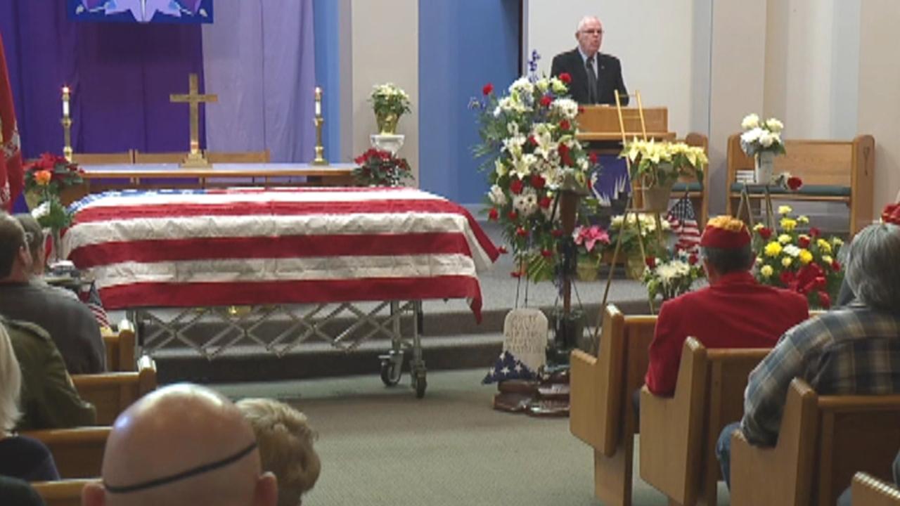 Funeral held for abandoned veteran