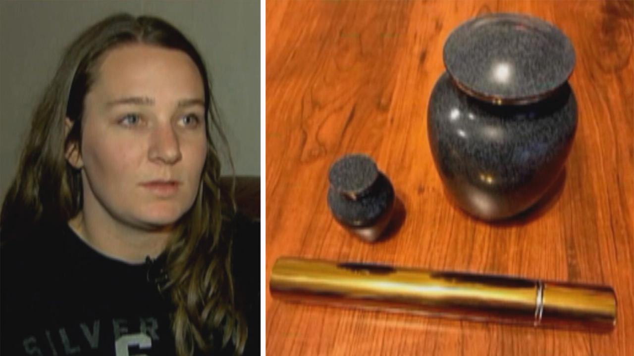 Package stolen from woman's doorstep contained dad's ashes