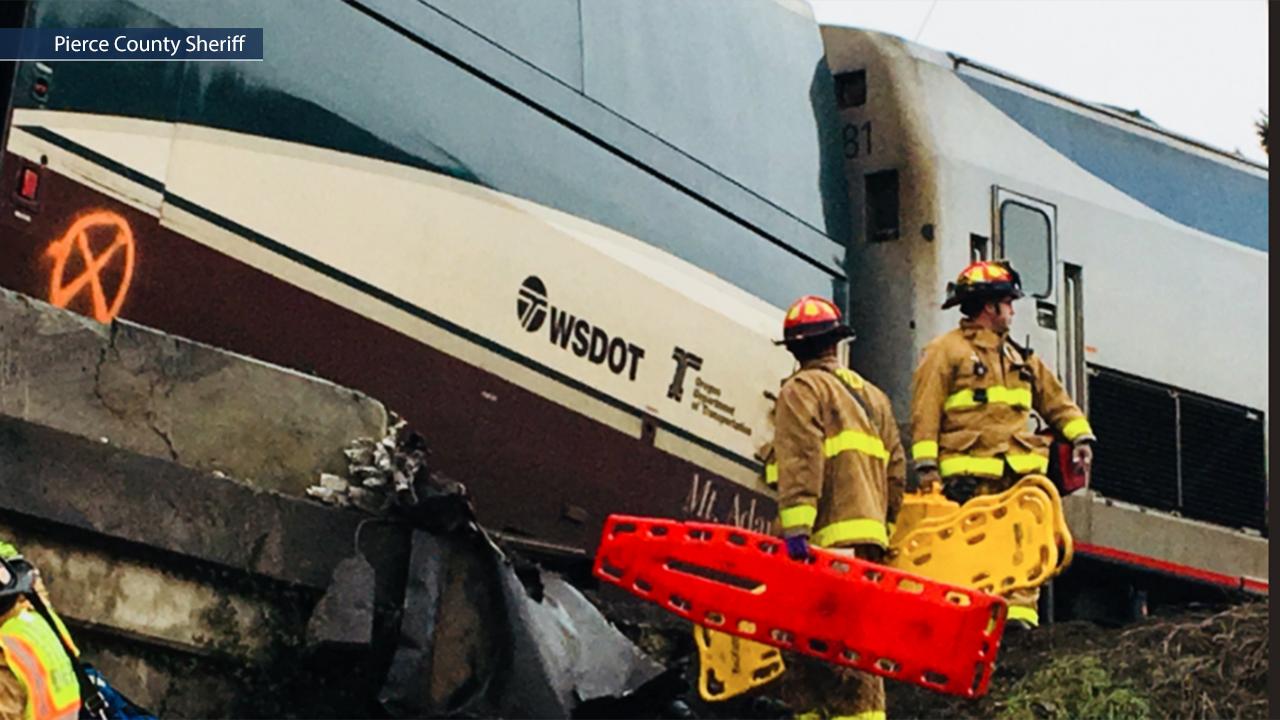 Witness describes 'unreal' aftermath of train derailment