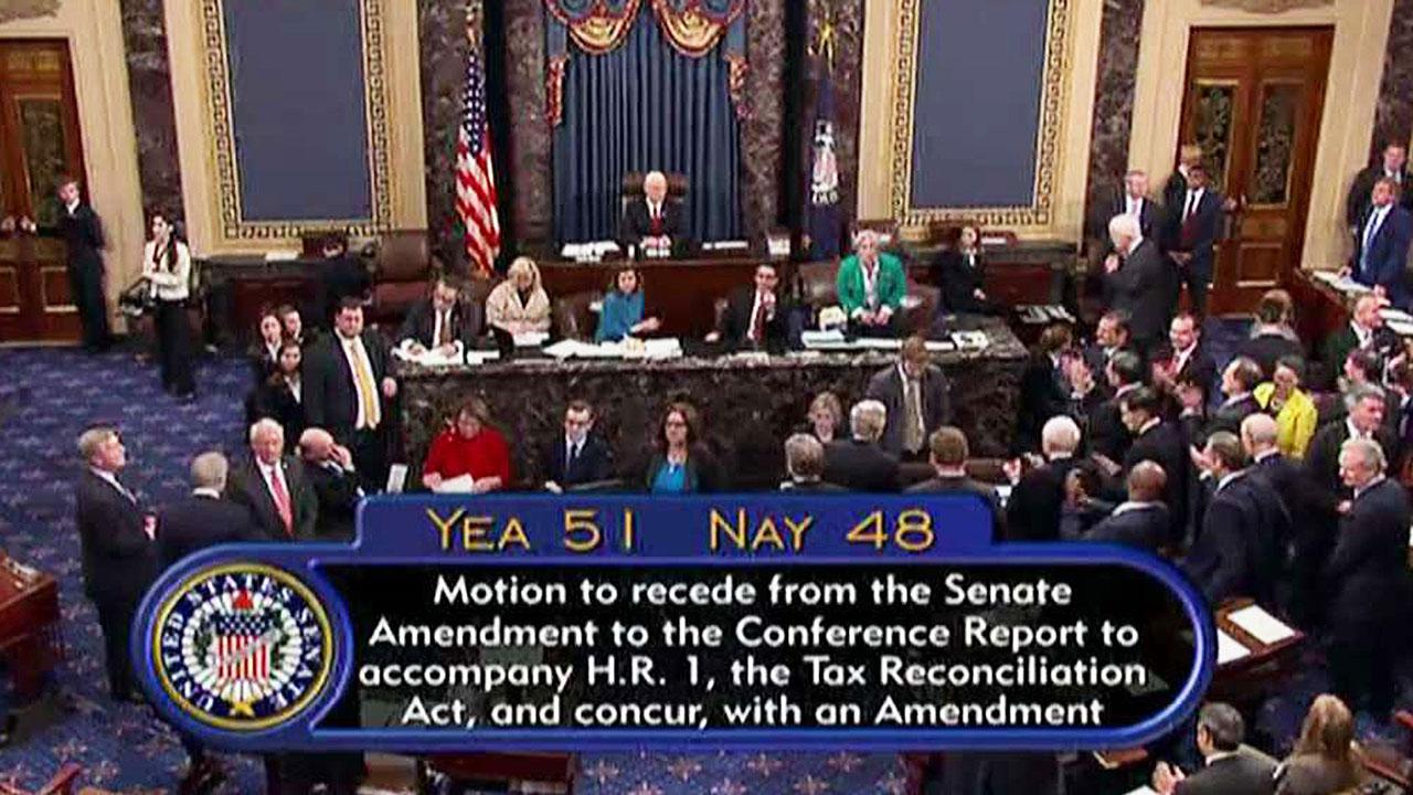Senate approves sweeping tax reform bill
