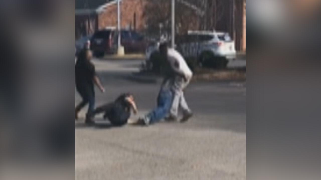 Civilians help cop take down hostile suspect