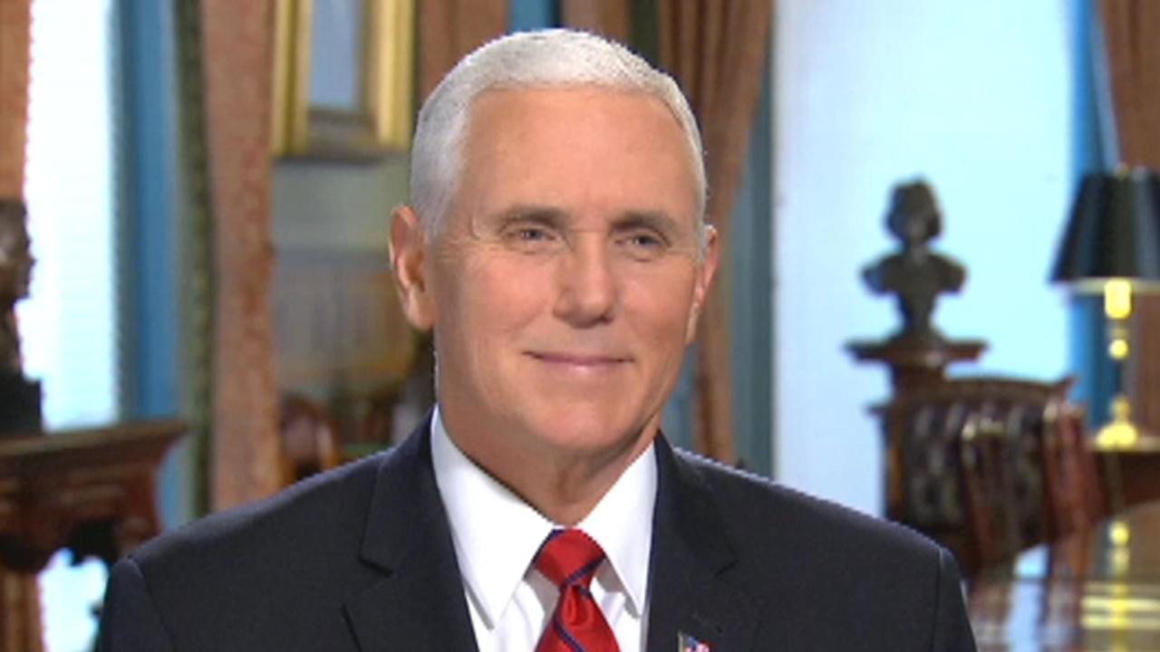 Pence addresses President Trump's poll numbers