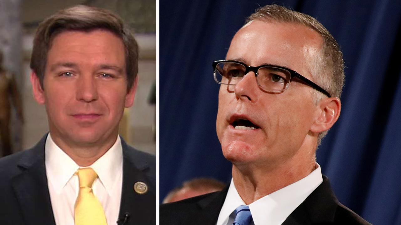 Rep. DeSantis: Why can't McCabe get his story straight?