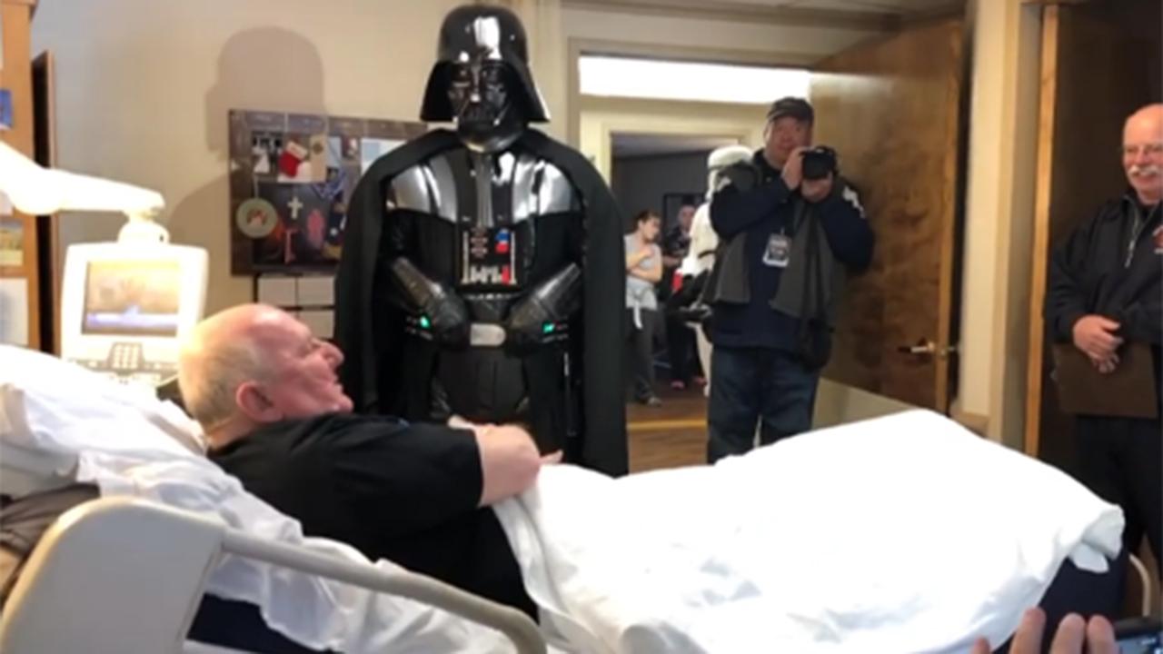 Dying veteran's wish of seeing new 'Star Wars' movie granted