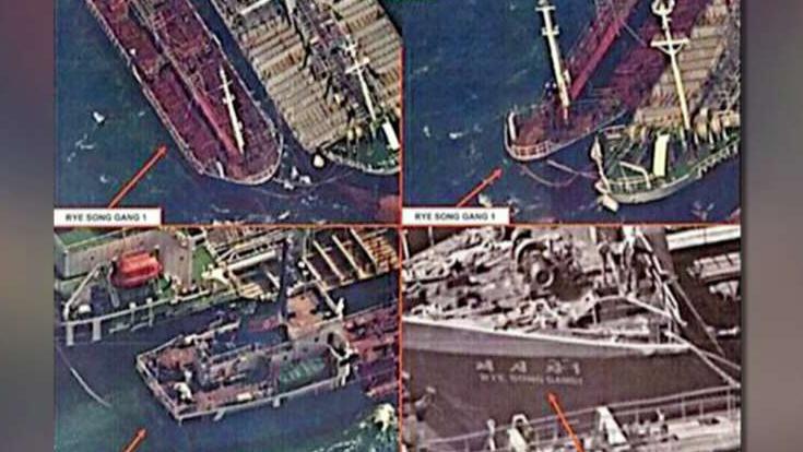 Satellite images reportedly show China selling oil to NKorea