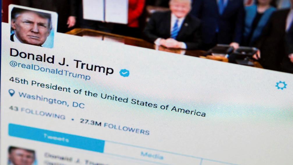 Breaking down the president's top tweets of 2017