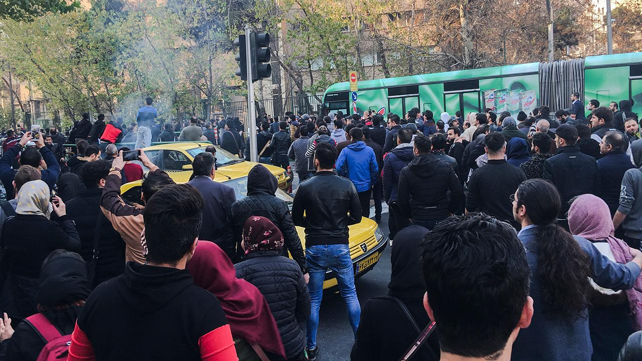 Should the United States show support for protests in Iran?