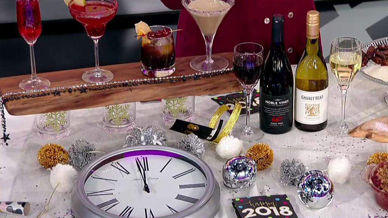 Last minute cocktail and appetizer ideas for New Year's Eve