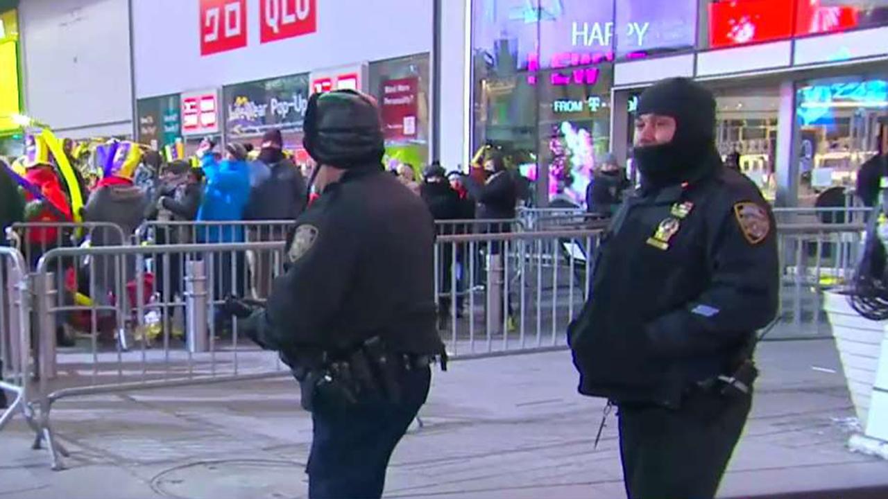 Security in focus as partiers pack Times Square for NYE