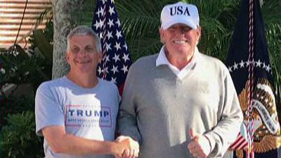 Trump supporter gets unexpected visit to Mar-a-Lago