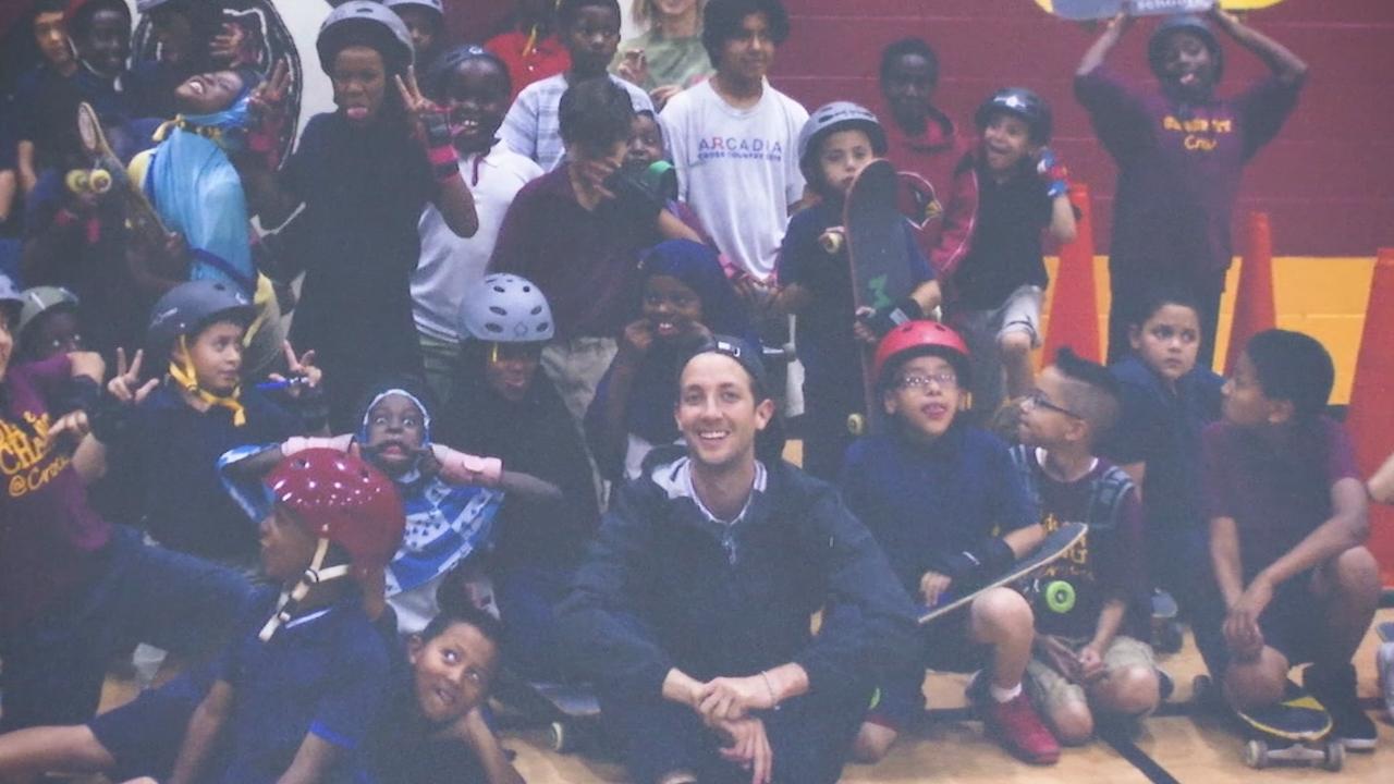 After-school skateboarders give back to kids in need