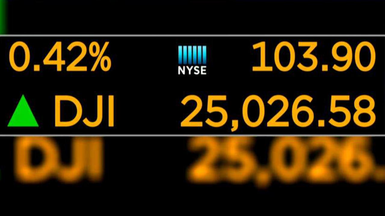 Dow hits 25,000 for the first time in history