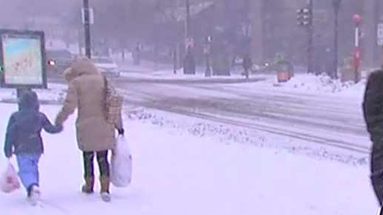 Winter storm slams the southeast, heads north
