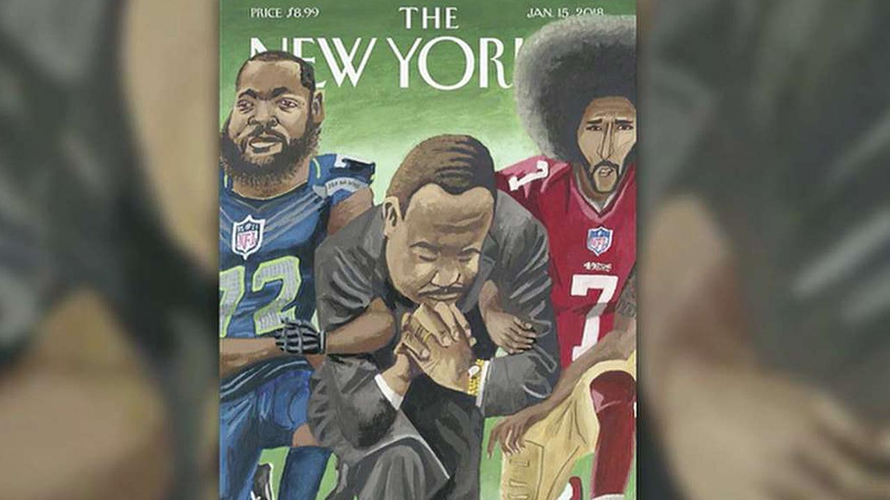 New Yorker puts Colin Kaepernick on MLK Day cover