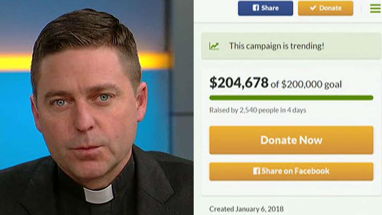 Father Morris raises over $200K for Bronx fire victims