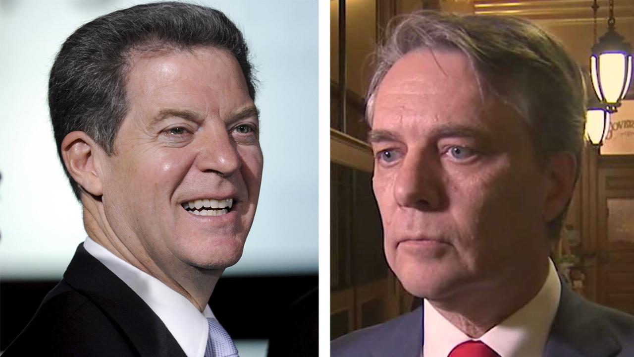 Kansas finds itself between two governors